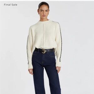 DISSH DAKOTA CREAM BOUCLE CROP